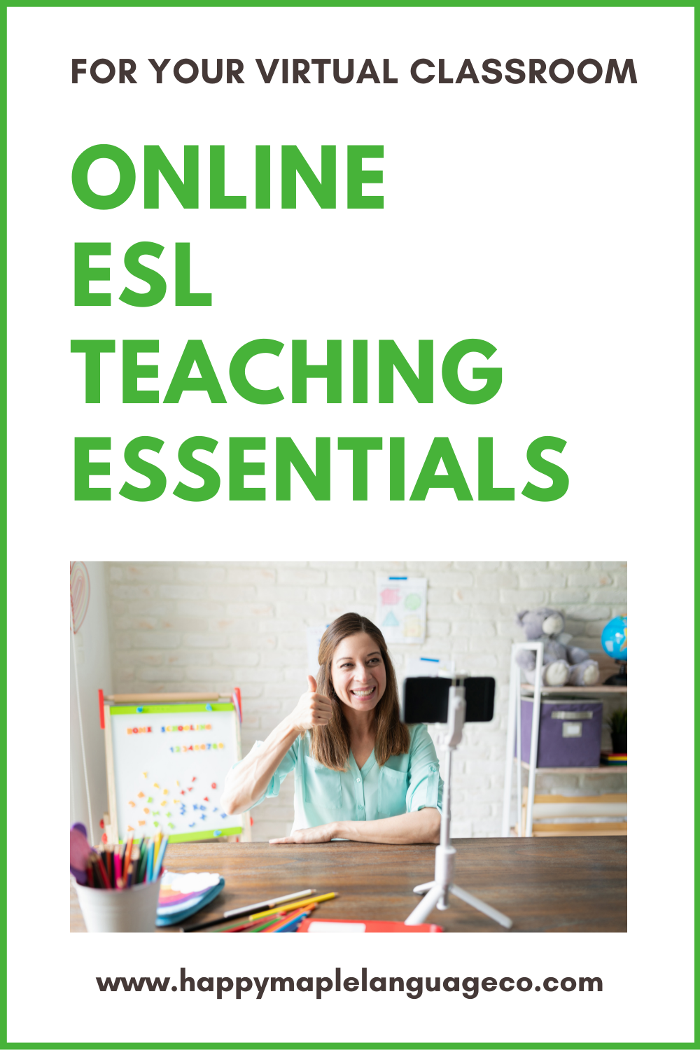 Online ESL Teaching essentials for an organized English classroom