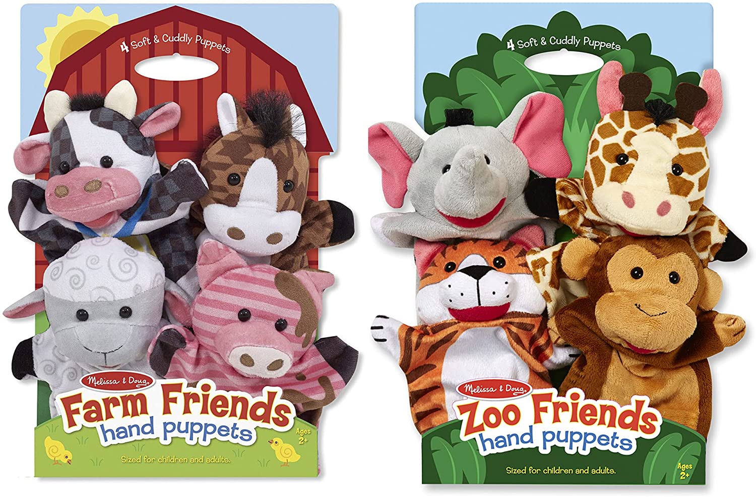 Melissa and Doug Hand Puppets for Teaching English Online